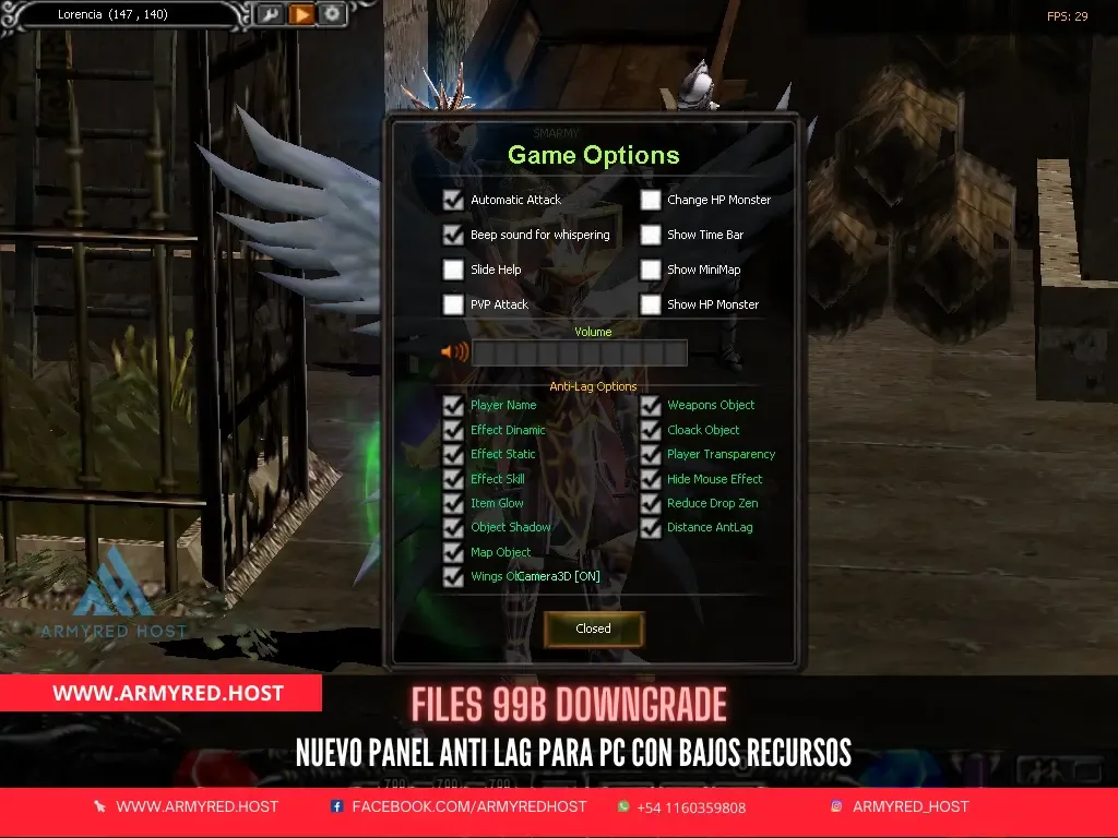 Files 99B Downgrade: novo painel anti lag para PCs com poucos recursos