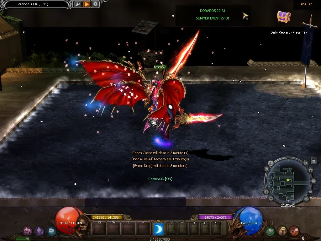 Captura de MU Online Season 6 Upgrade: Blade Master em Lorencia