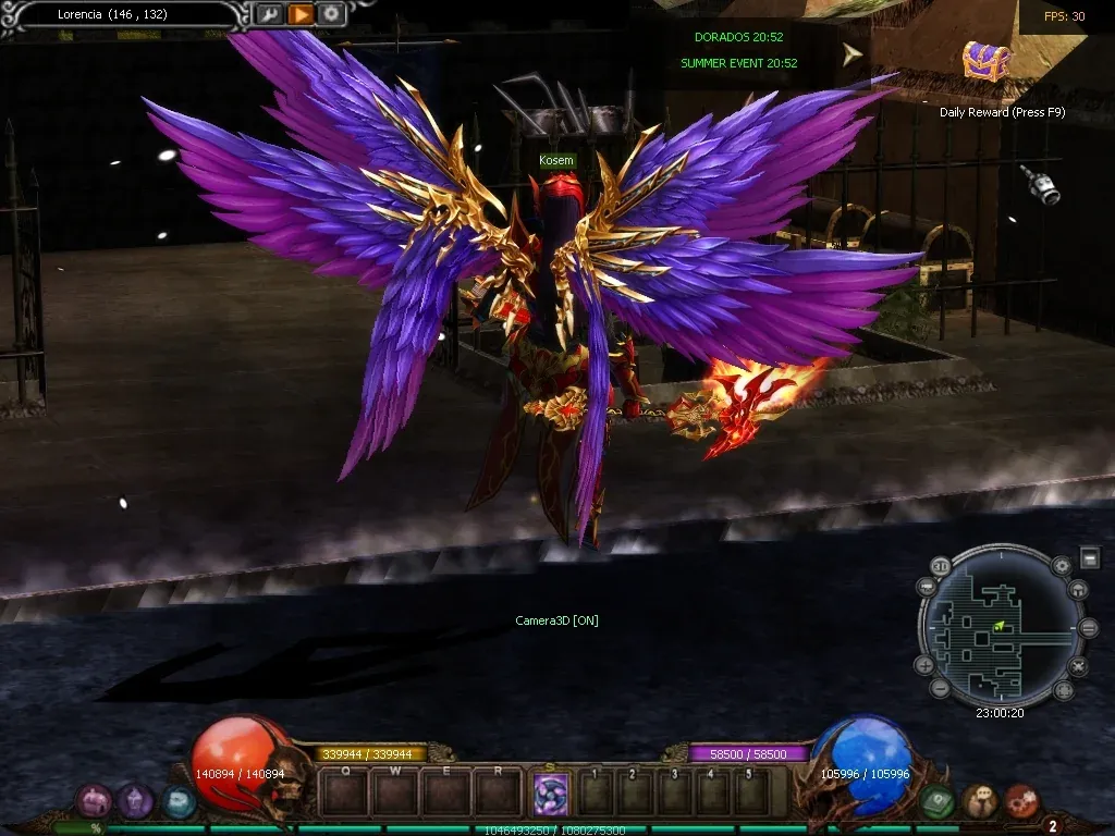 Captura de MU Online Season 6 Upgrade: Dimension Master de frente