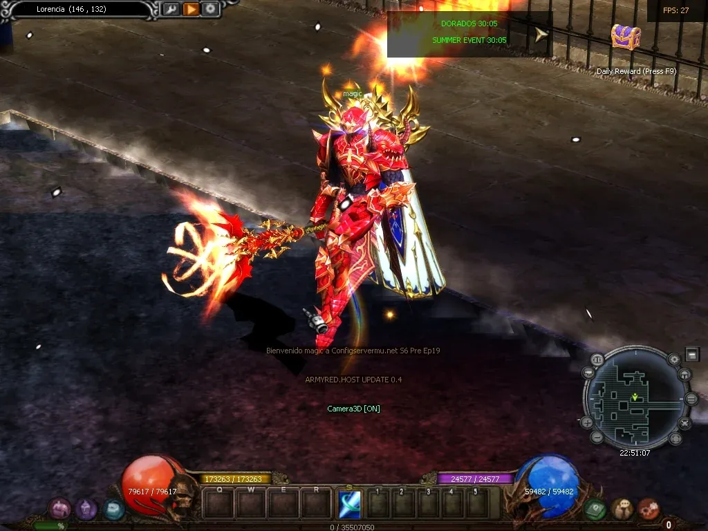 Captura de MU Online Season 6 Upgrade: Lord Emperor com o seu cetro