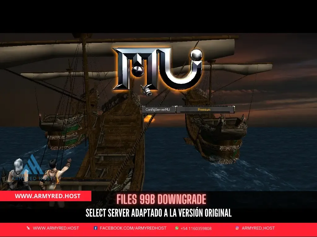 Files 99B Downgrade: Select Server adaptado à versão original